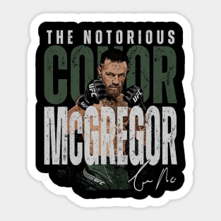 Conor McGregor The Notorious Bold Sticker